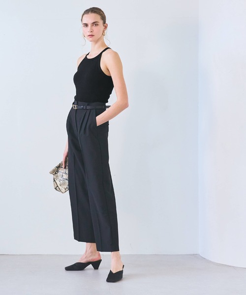 coca（coca）（コカ）の「OUT BRA  テレコリブアメスリタンクトップ（タンクトップ・レディース・ブラック/その他1/チャコール/ホワイト・S/L/M）」の19枚目の写真