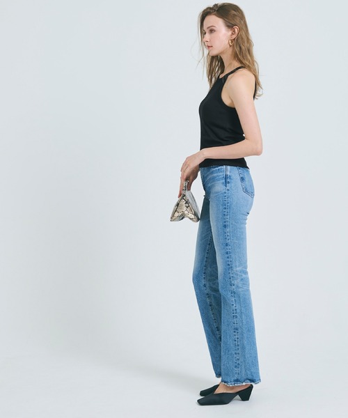 coca（coca）（コカ）の「OUT BRA  テレコリブアメスリタンクトップ（タンクトップ・レディース・ブラック/その他1/チャコール/ホワイト・S/L/M）」の21枚目の写真