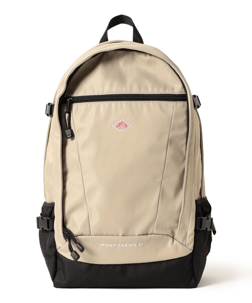 DANTON(ダントン)の「【WEB限定】DANTON / POLYESTER TWILL BACKPACK〈MONT FARON 27〉(バックパック/リュック・レディース・ブラック/ベージュ・ONE SIZE)」の2枚目の写真