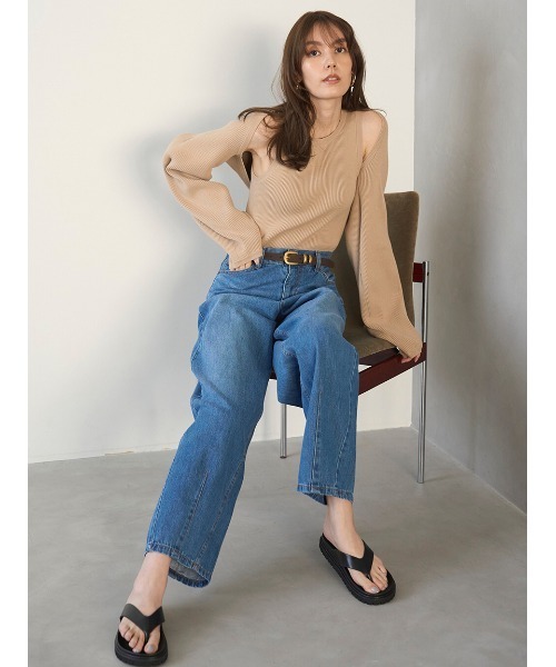 Mila Owen（ミラオーウェン）の「フォルムスリーブニットボレロ
