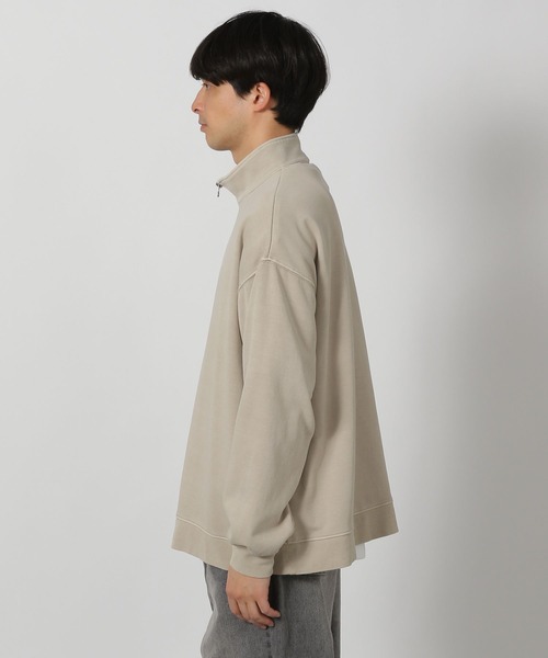 LAKOLE（ラコレ）の「ウォッシュドハーフZIP / 287577（スウェット・メンズ・チャコール/アイボリー/ネイビー・MEDIUM/LARGE）」の17枚目の写真