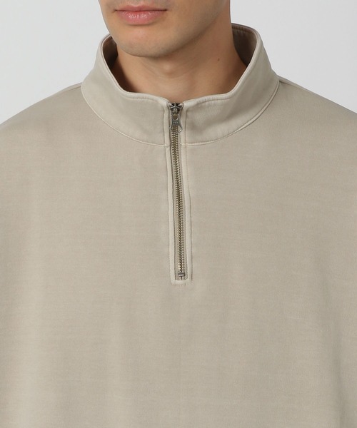 LAKOLE（ラコレ）の「ウォッシュドハーフZIP / 287577（スウェット・メンズ・チャコール/アイボリー/ネイビー・MEDIUM/LARGE）」の15枚目の写真