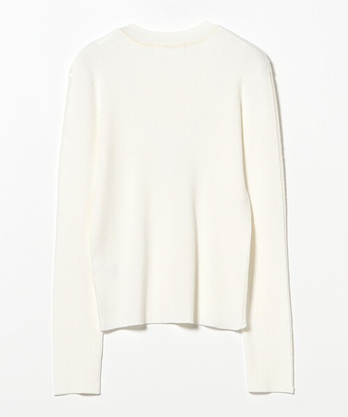 Ray BEAMS(レイビームス)の「RBS / リブ ハリヌキ ライン クルーネック トップス(ニット/セーター・レディース・ミント・ONE SIZE)」の3枚目の写真