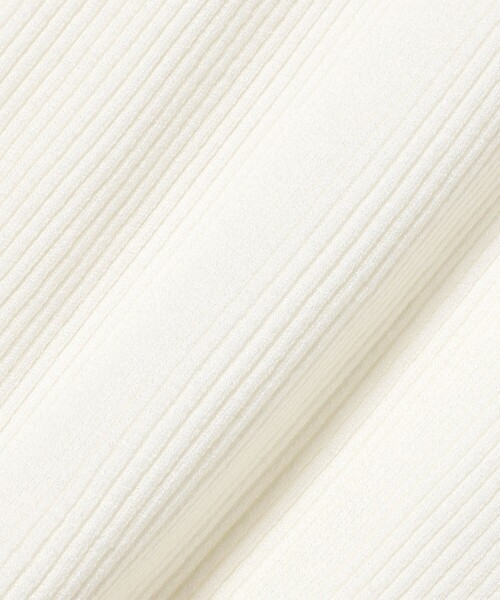 Ray BEAMS(レイビームス)の「RBS / リブ ハリヌキ ライン クルーネック トップス(ニット/セーター・レディース・ミント・ONE SIZE)」の4枚目の写真