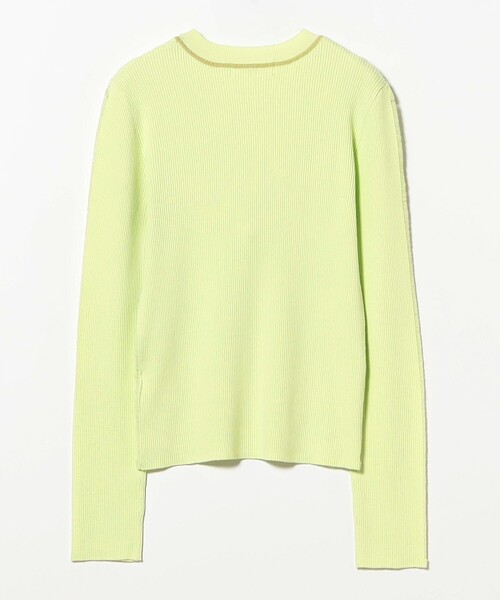 Ray BEAMS(レイビームス)の「RBS / リブ ハリヌキ ライン クルーネック トップス(ニット/セーター・レディース・ミント・ONE SIZE)」の8枚目の写真