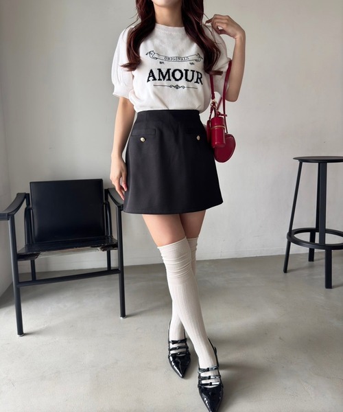 one after another NICE CLAUP(ワンアフターアナザーナイスクラップ)の「アソートジャガードニットプルオーバー(ニット/セーター・レディース・アイボリー/杢グレー/ネイビー/ホワイト・FREE)」の17枚目の写真