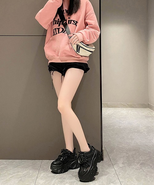 Lace Ladies(レースレディース)の「厚底 シューパーツ ボリューム アグリー ダッド スニーカー(スニーカー・レディース・ブラック/アイボリー/ピンク・22.5cm/23cm/23.5cm/24cm/24.5cm)」の22枚目の写真