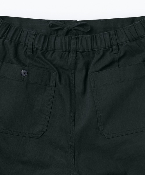 無印良品（ムジルシリョウヒン）の「紳士　木の実から作ったカポック混ヘリンボーンワイドパンツ（その他パンツ・メンズ・ブラック/キナリ/ブルー系・S/L/XL/M）」の5枚目の写真