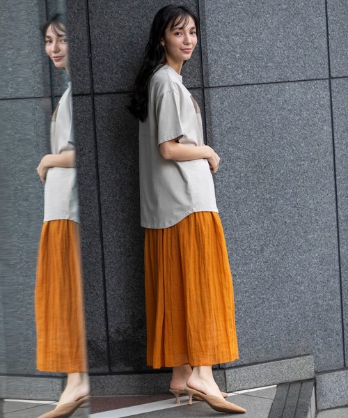 Munich(ミューニック)の「フォトプリントTシャツ(Tシャツ/カットソー・レディース・ホワイト/グレー/ベージュ・FREE)」の5枚目の写真