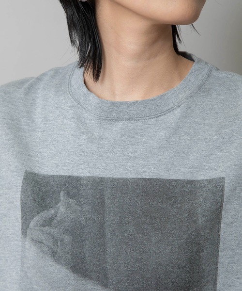 Munich(ミューニック)の「フォトプリントTシャツ(Tシャツ/カットソー・レディース・ホワイト/グレー/ベージュ・FREE)」の16枚目の写真