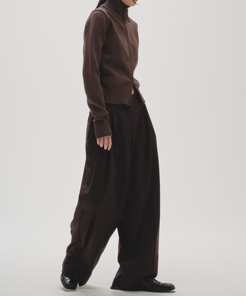 TODAYFUL/トゥデイフル】Compact Zip Knit/コンパクトジップニット