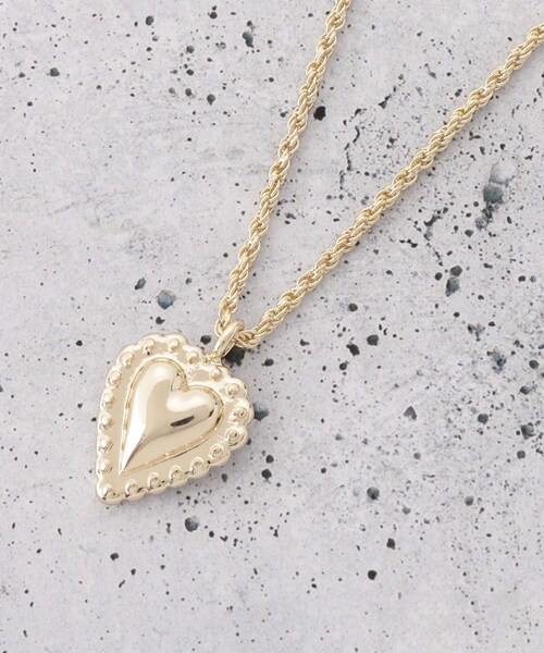 THE SHOP TK （ザ ショップ ティーケー ）の「アンティーク風ハートネックレス（ネックレス・レディース・ゴールド/シルバー・00）」の4枚目の写真