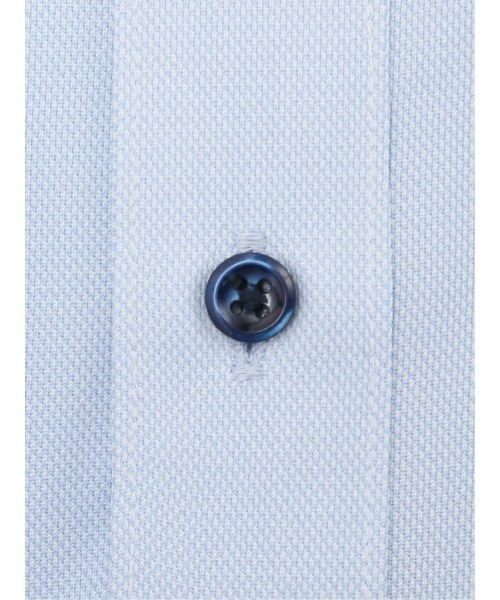 m.f.editorial（エムエフエディトリアル）の「【ストレッチ ノーアイロン 吸水速乾】m.f.エディトリアル メンズ カッタウェイ ビジネスドレス 長袖ニットシャツ（ビジネスシャツ・メンズ・サックスブルー・首回り39cm-裄丈84cm/首回り41cm-裄丈82cm/首回り41cm-裄丈86cm/首回り39cm-裄丈80cm/首回り37cm-裄丈80cm/首回り43cm-裄丈86cm）」の5枚目の写真