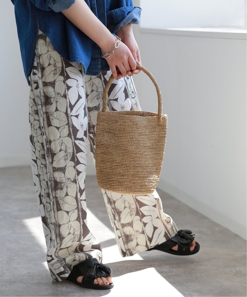 MADE IN MADA(メイドインマダ)の「《追加》【MADE IN MADA /メイドインマダ】 NAIVO BAG:ハンドバッグ(かごバッグ・レディース・グレー/ベージュ・FREE)」の17枚目の写真