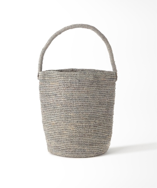 MADE IN MADA(メイドインマダ)の「《追加》【MADE IN MADA /メイドインマダ】 NAIVO BAG:ハンドバッグ(かごバッグ・レディース・グレー/ベージュ・FREE)」の19枚目の写真