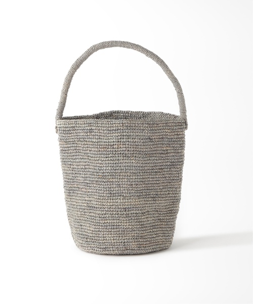 MADE IN MADA(メイドインマダ)の「《追加》【MADE IN MADA /メイドインマダ】 NAIVO BAG:ハンドバッグ(かごバッグ・レディース・グレー/ベージュ・FREE)」の21枚目の写真