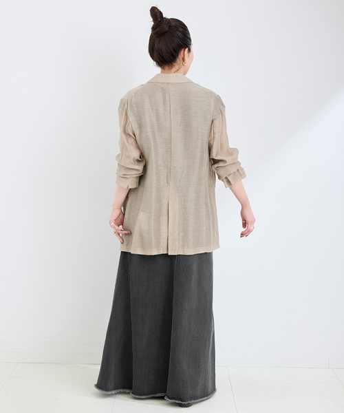 B.C STOCK（ベーセーストック）の「DU JOUR/デュ ジュール RODEO JEAN SKIRT（デニムスカート・レディース・ブルー系その他/ブラック・38/36）」の5枚目の写真