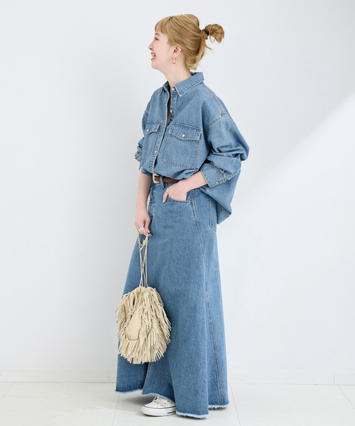 DU JOUR/デュ ジュール RODEO JEAN SKIRT 38 DU JOUR/デュ ジュール RODEO JEAN SKIRT（デニムスカート