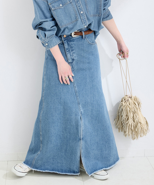 B.C STOCK（ベーセーストック）の「DU JOUR/デュ ジュール RODEO JEAN SKIRT（デニムスカート・レディース・ブルー系その他/ブラック・38/36）」の21枚目の写真
