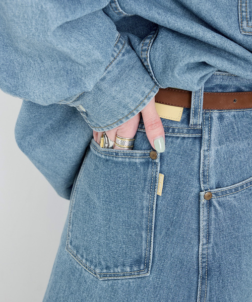 DU JOUR/デュ ジュール RODEO JEAN SKIRT（デニムスカート