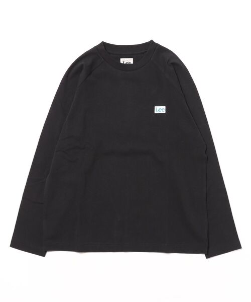Lee（リー）の「Lee/リー【110-150cm】キッズ 【親子コーデ】バックプリント 長袖Tシャツ/オーバーラッププリント（Tシャツ/カットソー・キッズ・ホワイト/ブラック/ホワイト系その他・110/120/130/140/150）」の9枚目の写真