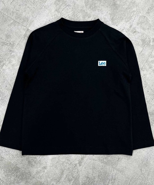 Lee（リー）の「Lee/リー【110-150cm】キッズ 【親子コーデ】バックプリント 長袖Tシャツ/オーバーラッププリント（Tシャツ/カットソー・キッズ・ホワイト/ブラック/ホワイト系その他・110/120/130/140/150）」の7枚目の写真