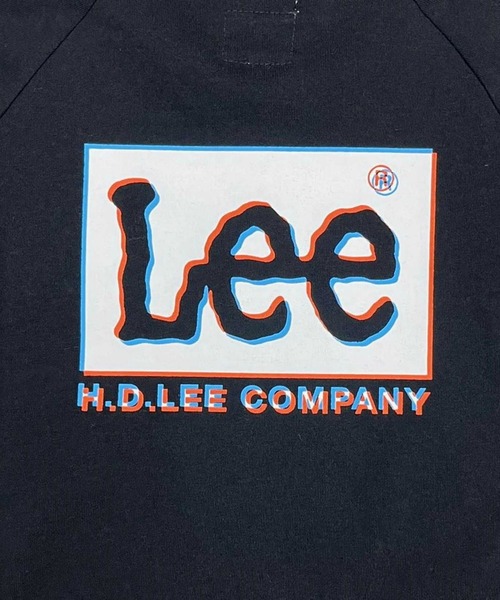 Lee（リー）の「Lee/リー【110-150cm】キッズ 【親子コーデ】バックプリント 長袖Tシャツ/オーバーラッププリント（Tシャツ/カットソー・キッズ・ホワイト/ブラック/ホワイト系その他・110/120/130/140/150）」の10枚目の写真