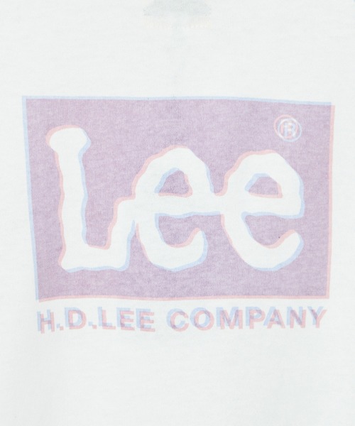 Lee（リー）の「Lee/リー【110-150cm】キッズ 【親子コーデ】バックプリント 長袖Tシャツ/オーバーラッププリント（Tシャツ/カットソー・キッズ・ホワイト/ブラック/ホワイト系その他・110/120/130/140/150）」の14枚目の写真
