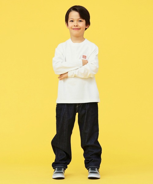 親子リンクコーデ　LEE 長袖　トレーナー　ロンT 白　お揃い 楽天市場】親子ペア パパ 親子ペア トレーナー リンクコーデ