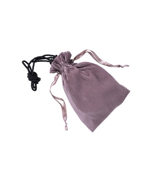 Hamee（ハミィ）の「sorureda! 巾着 ショルダー ポーチ（ポーチ・レディース・スモークピンク/シルバーグレー/ブラック・FREE）」の9枚目の写真