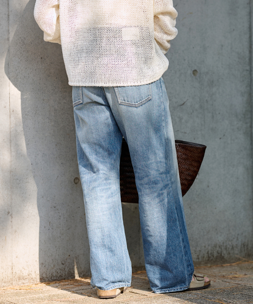 フレームワーク　デニムデライト　セルヴィッチデニム　ワイドジーンズ　28サイズ DENIM DELIGHT/デニムデライト セルビッチデニムワイドジーンズ