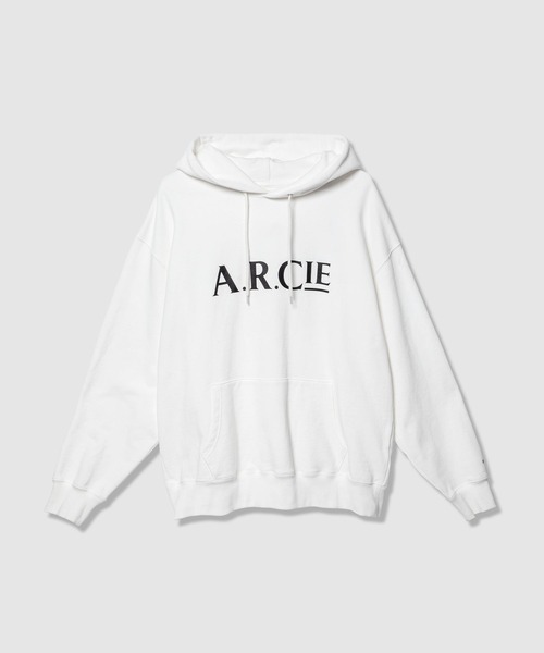 AMERICAN RAG CIE（アメリカンラグシー）の「【AMERICAN RAG CIE】裏毛フーディー（ユニセックス）（パーカー・レディース・ライトグレー/ホワイト・LARGE/MEDIUM）」の2枚目の写真