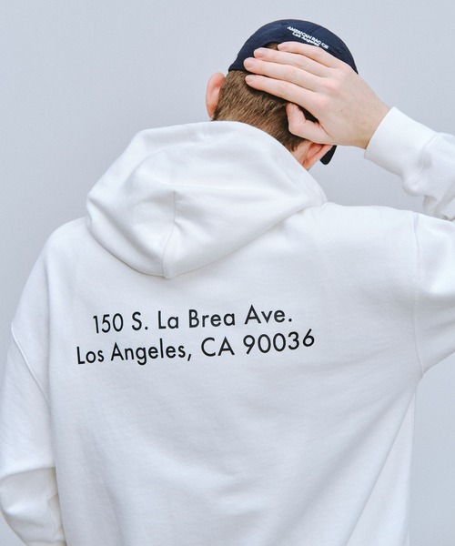 AMERICAN RAG CIE（アメリカンラグシー）の「【AMERICAN RAG CIE】裏毛フーディー（ユニセックス）（パーカー・レディース・ライトグレー/ホワイト・LARGE/MEDIUM）」の15枚目の写真