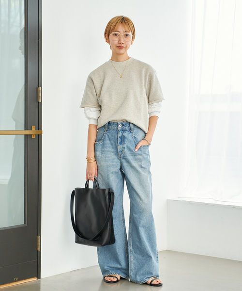 plage（プラージュ）の「MAISON CANAU / メゾン カナウ 別注 ONE SHOLDER バッグ（ショルダーバッグ・レディース・ブラック・FREE）」の2枚目の写真