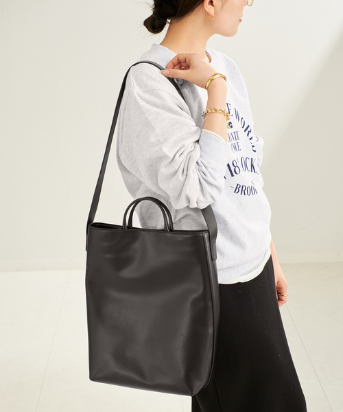 plage（プラージュ）の「MAISON CANAU / メゾン カナウ 別注 ONE SHOLDER バッグ（ショルダーバッグ・レディース・ブラック・FREE）」の9枚目の写真