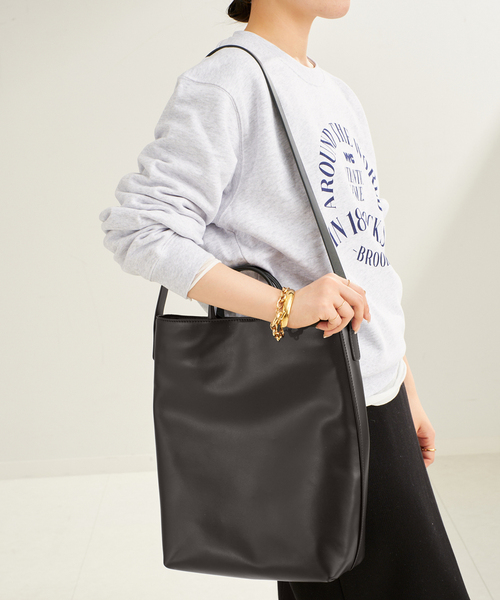 plage（プラージュ）の「MAISON CANAU / メゾン カナウ 別注 ONE SHOLDER バッグ（ショルダーバッグ・レディース・ブラック・FREE）」の10枚目の写真