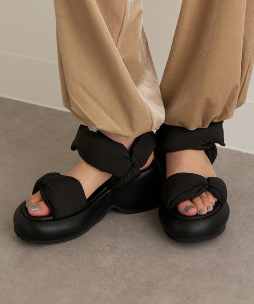セール】【ALM.】SUPUMANTE WEDGE SANDALS（サンダル）｜ALM