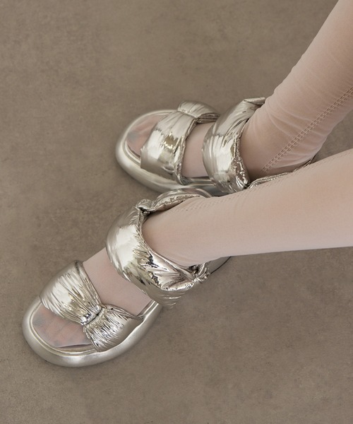 ALM.（アルム）の「【ALM.】SUPUMANTE WEDGE SANDALS（サンダル・レディース・ブラック/レッド/シルバー・36/38/37）」の8枚目の写真