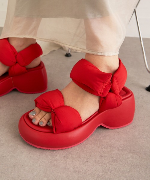 セール】【ALM.】SUPUMANTE WEDGE SANDALS（サンダル）｜ALM