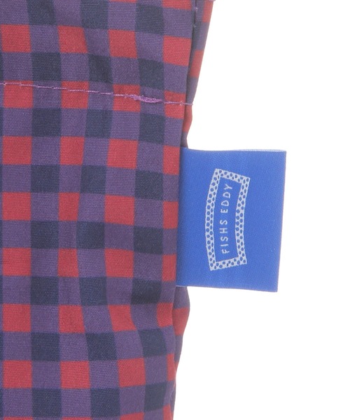 Fishs Eddy(フィッシュエディ)の「【Fishs Eddy(フィッシュエディ)】チェックトート(トートバッグ・レディース・ブルー/オレンジ/ピンク/グリーン/ブラウン/セージグリーン/スカイブルー・FREE)」の12枚目の写真