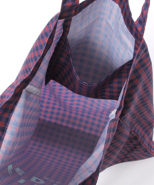 Fishs Eddy(フィッシュエディ)の「【Fishs Eddy(フィッシュエディ)】チェックトート(トートバッグ・レディース・ブルー/オレンジ/ピンク/グリーン/ブラウン/セージグリーン/スカイブルー・FREE)」の13枚目の写真