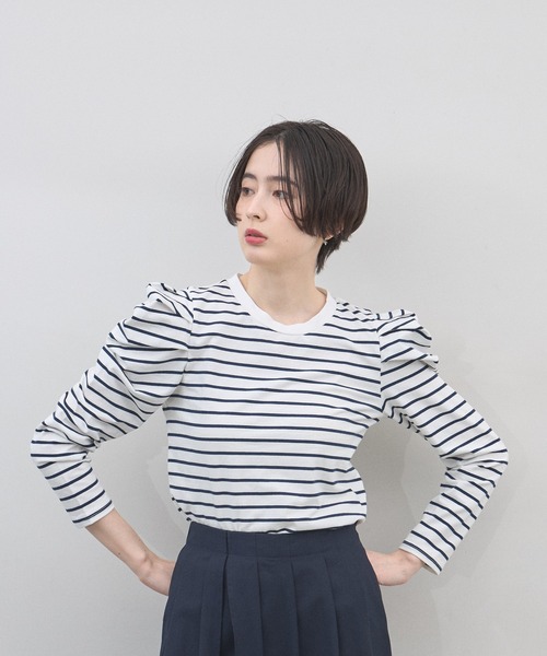 ZOZO限定】パワーショルダーカットプルオーバー（Tシャツ/カットソー