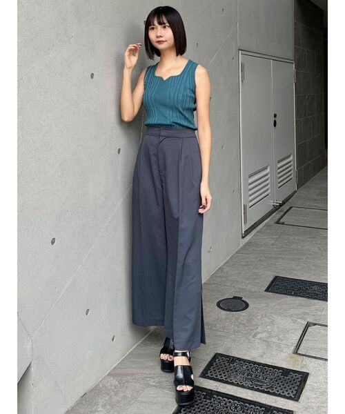 セール】【セットアップ対応】サイドタックワイドパンツ（その他
