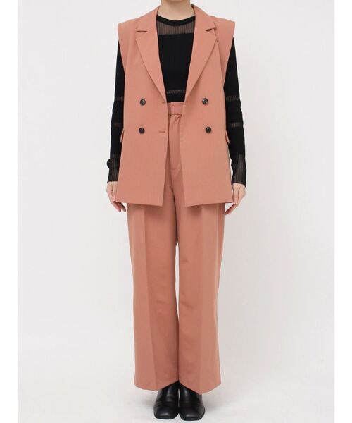 MURUA（ムルーア）の「【セットアップ対応】サイドタックワイドパンツ 
