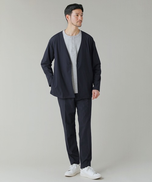 LIL VENDARS（リルヴェンダース）の「Buyer's Select/接触冷感・吸汗速乾ナイロンニットスリムテーパードパンツ（その他パンツ・メンズ・ブラック/チャコール/ネイビー・S/M/L/LL）」の15枚目の写真