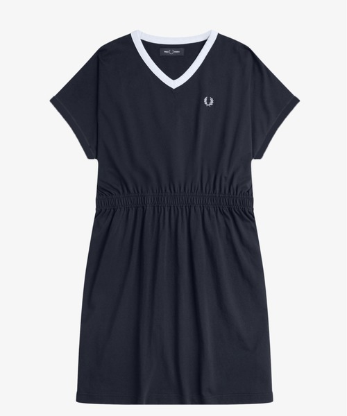 セール】V-Neck Jersey Dress／Vネックジャージーワンピース