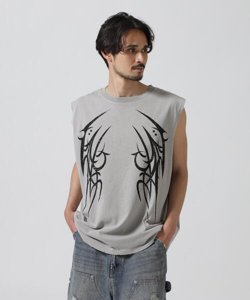 FR(13)NDS(フレンズ)の「FR(13)NDS /フレンズ/Graphic NS(タンクトップ・メンズ・ベージュ/ブラック・F)」の19枚目の写真