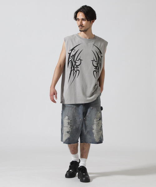 FR(13)NDS(フレンズ)の「FR(13)NDS /フレンズ/Graphic NS(タンクトップ・メンズ・ベージュ/ブラック・F)」の21枚目の写真