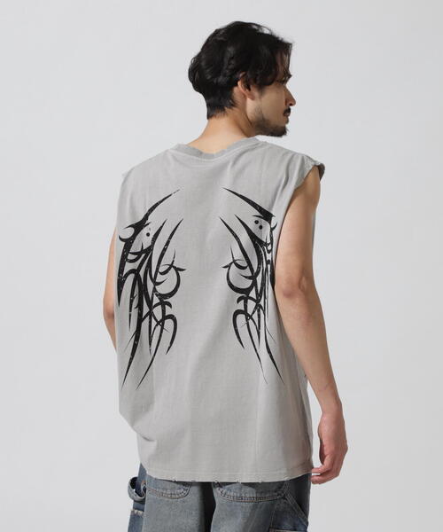 FR(13)NDS(フレンズ)の「FR(13)NDS /フレンズ/Graphic NS(タンクトップ・メンズ・ベージュ/ブラック・F)」の6枚目の写真