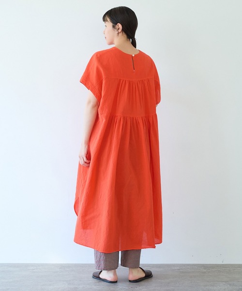 yuni（ユニ　）の「●近江晒 ワンピース（ワンピース・レディース・オレンジ/ブラック/ボルドー・FREE）」の17枚目の写真